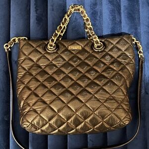 Black Kate Spade Quilted Purse Medium Tote